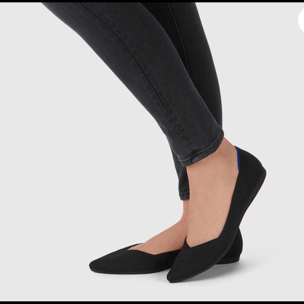 Rothy’s Pointed Toe Black flat - 9